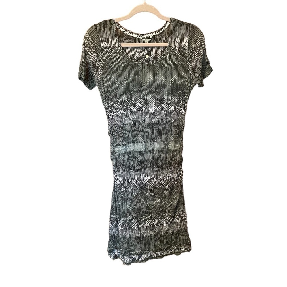 Hedge Green Fine Net Aztec Print Dress by Sandwich NWT - Size Medium